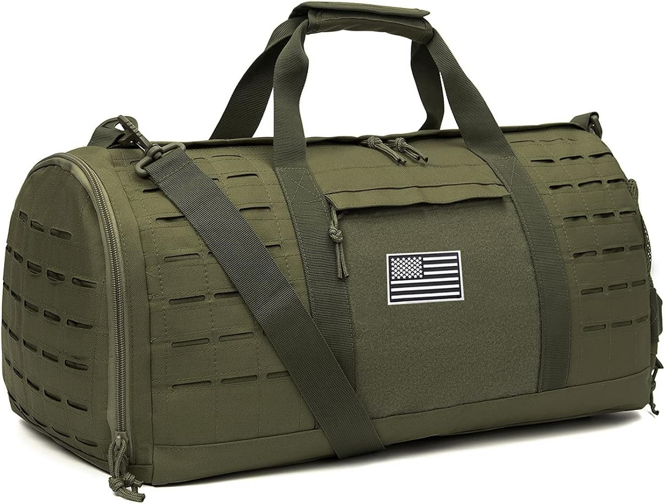 QT&QY 40L Military Tactical Duffle Bag For Men Sport Gym Bag Fitness Tote Travel Duffle Bag Train... | Amazon (US)