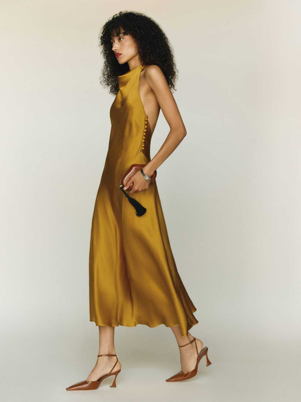 Kaylah Silk Dress | Reformation (Global)