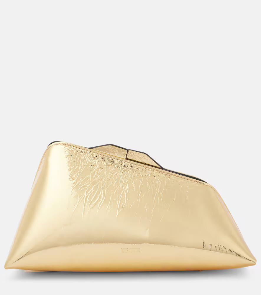 The Attico 8:30PM Small metallic leather clutch | Mytheresa (UK)
