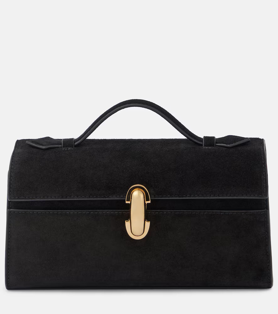 Savette Symmetry suede tote bag | Mytheresa (UK)