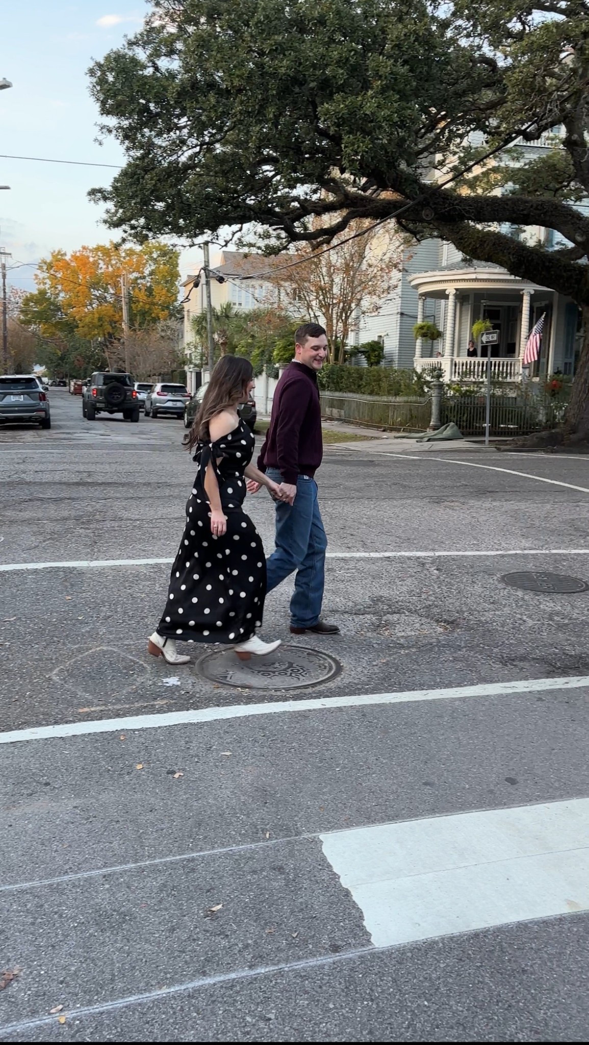 my outfit for couples photos in New Orleans 🖤

size large in dress— size up if you have a curvy shape! I’m normally a small/medium in most brands but needed room for my hips. all are exact! 

western style, western fashion, OOTD, polka dot, engagement photos

#LTKFindsUnder100 #LTKootd #LTKMidsize
