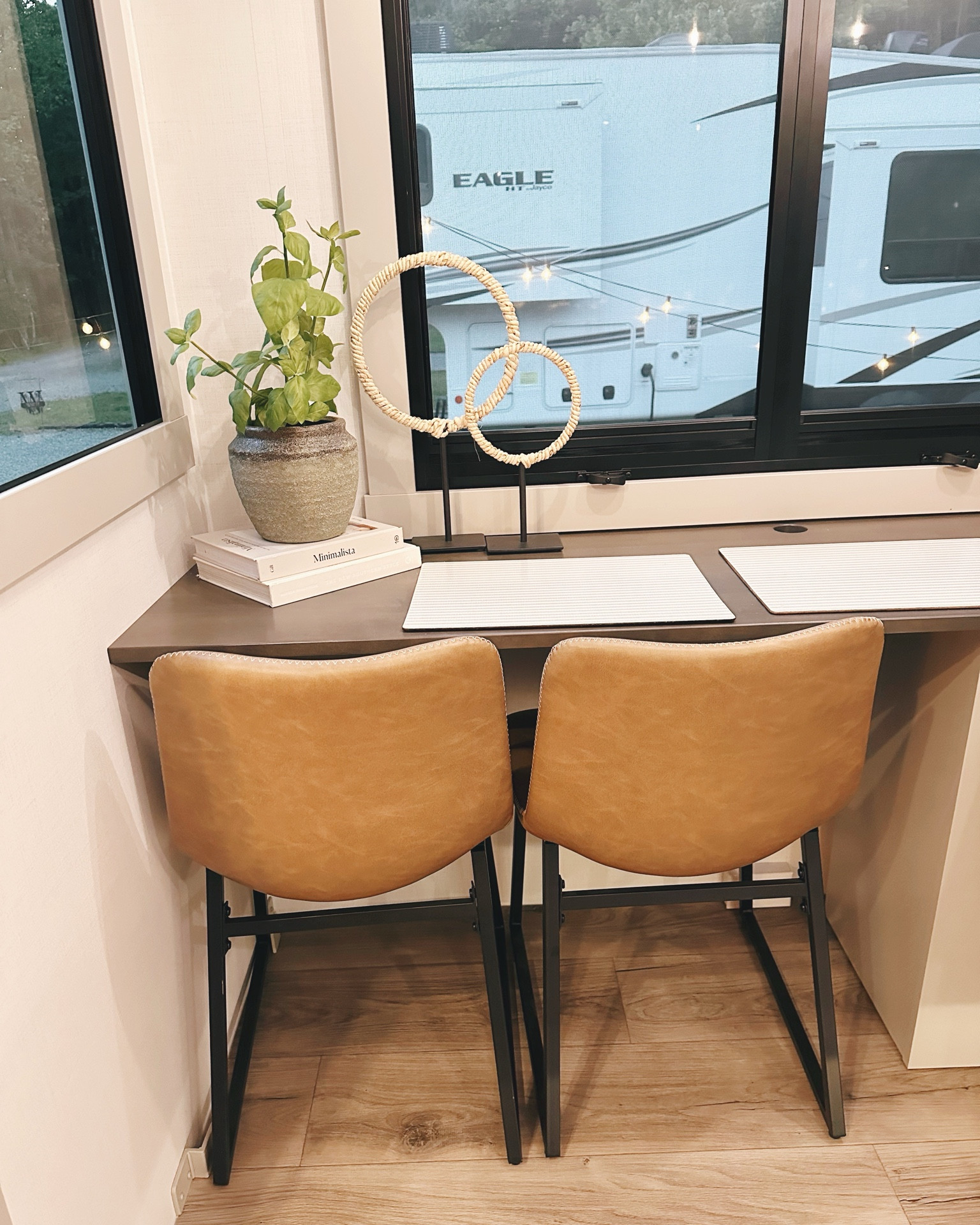 Leather dining chairs and countertop decor 🤍 

#LTKHome