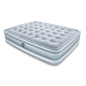 Outbound Queen Flocked Double-High Inflatable Air Mattress/Airbed w/ 110V Pump & Carry Bag#076-60... | Canadian Tire