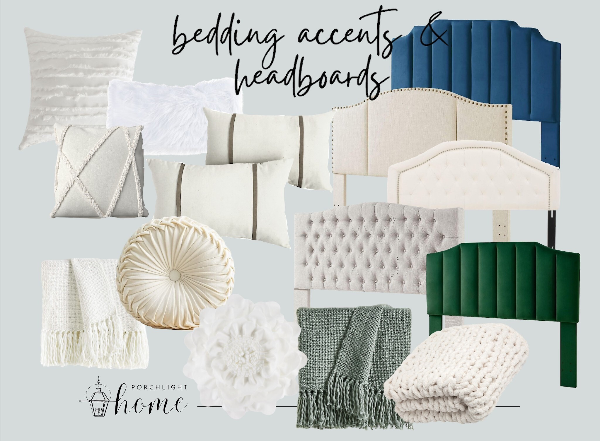 Update your bedroom by adding new accent pillows and a throw. Change out your headboard (add a pop of fun & color!!) and voila… a whole new look awaits 🛌.  Your own sanctuary ❤️
Bed, headboard, pillows, bedroom, throw blanket, chunky blanket, cozy bedroom, neutral pillows, velvet headboard 

#LTKstyletip #LTKhome #LTKfindsunder100