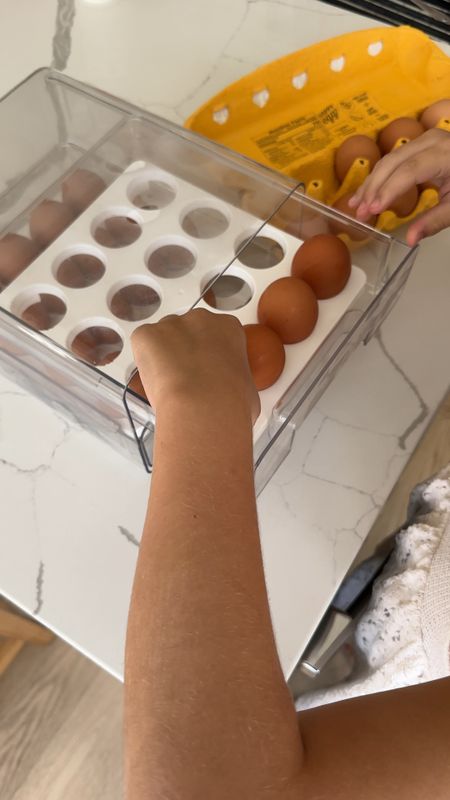 My new egg holder for our fridge from Amazon! It holds 36 eggs—we eat eggs like crazy and I was sick of the cartons sticking to the shelves!

Amazon home
Amazon finds
Organization 



#LTKVideo #LTKfindsunder50 #LTKhome