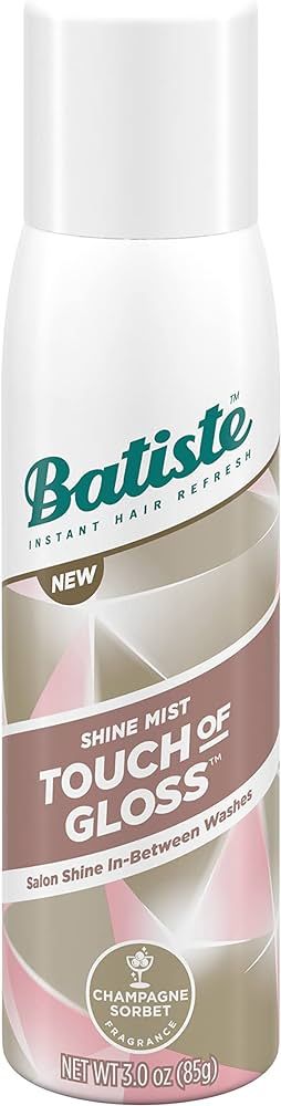 Batiste Touch Of Gloss, Hair Shine Spray For Dry, Frizz, Champagne Sorbet Scent, Keep Hair Polish... | Amazon (US)