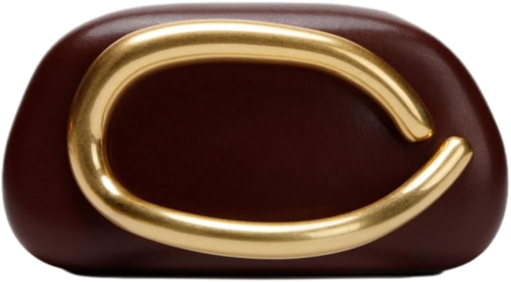 Women PU Leather Evening Handbags with Chain Trendy Crossbody Metal Decoration Shoulder Bag Causa... | Amazon (US)