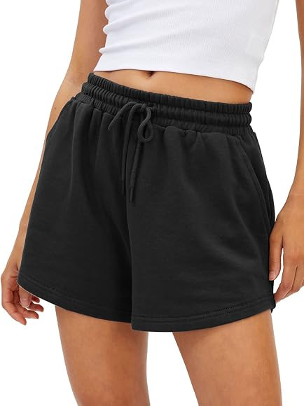 AUTOMET Womens Summer Shorts Casual Sweat Athletic Spring Outfits Beach Vacation Clothes Comfy Fa... | Amazon (US)