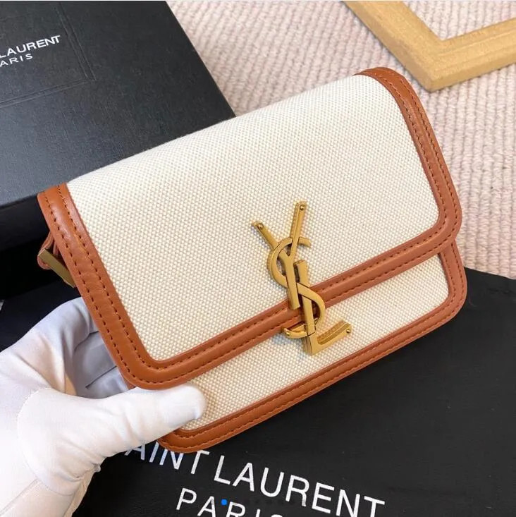 Dupe YSL Solferino Box Bag Fashion Designer Cute Leather Bag ZZ136 23/17/16cm | DHGate
