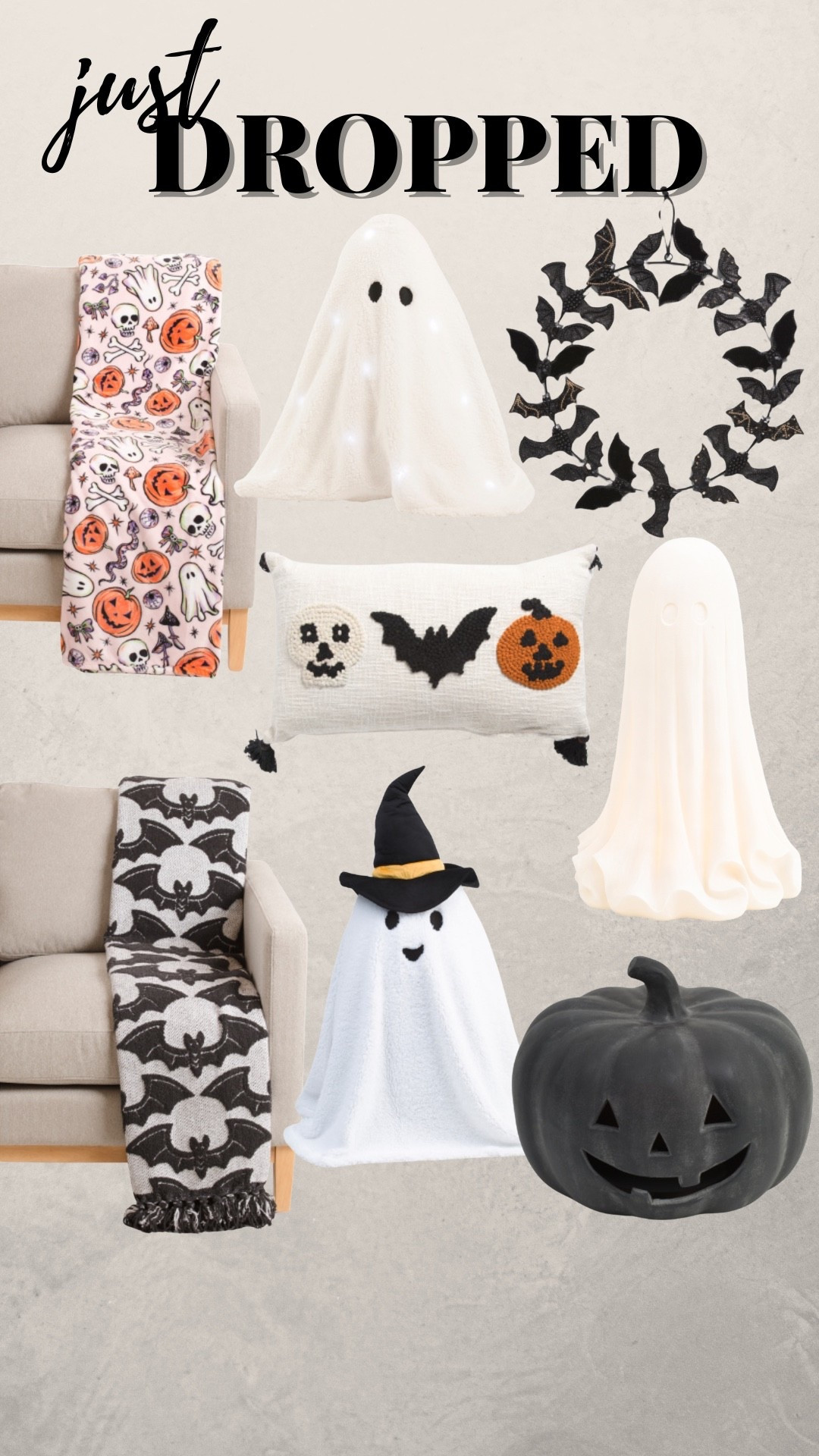 New Halloween just dropped !! 

Halloween home
Decor, Halloween, ghost, Halloween pillow, Halloween wreath, pumpkin, Halloween decor 

#LTKHome #LTKFindsUnder100 #LTKSeasonal