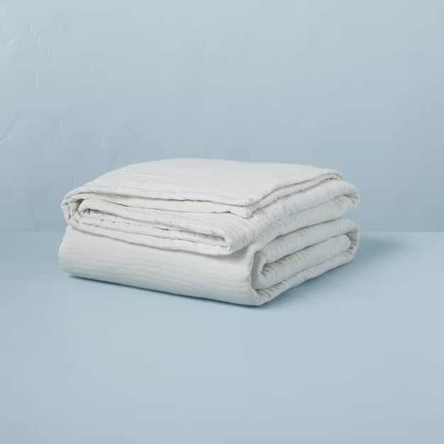 Solid Texture Matelassé Quilt - Hearth & Hand™ with Magnolia | Target