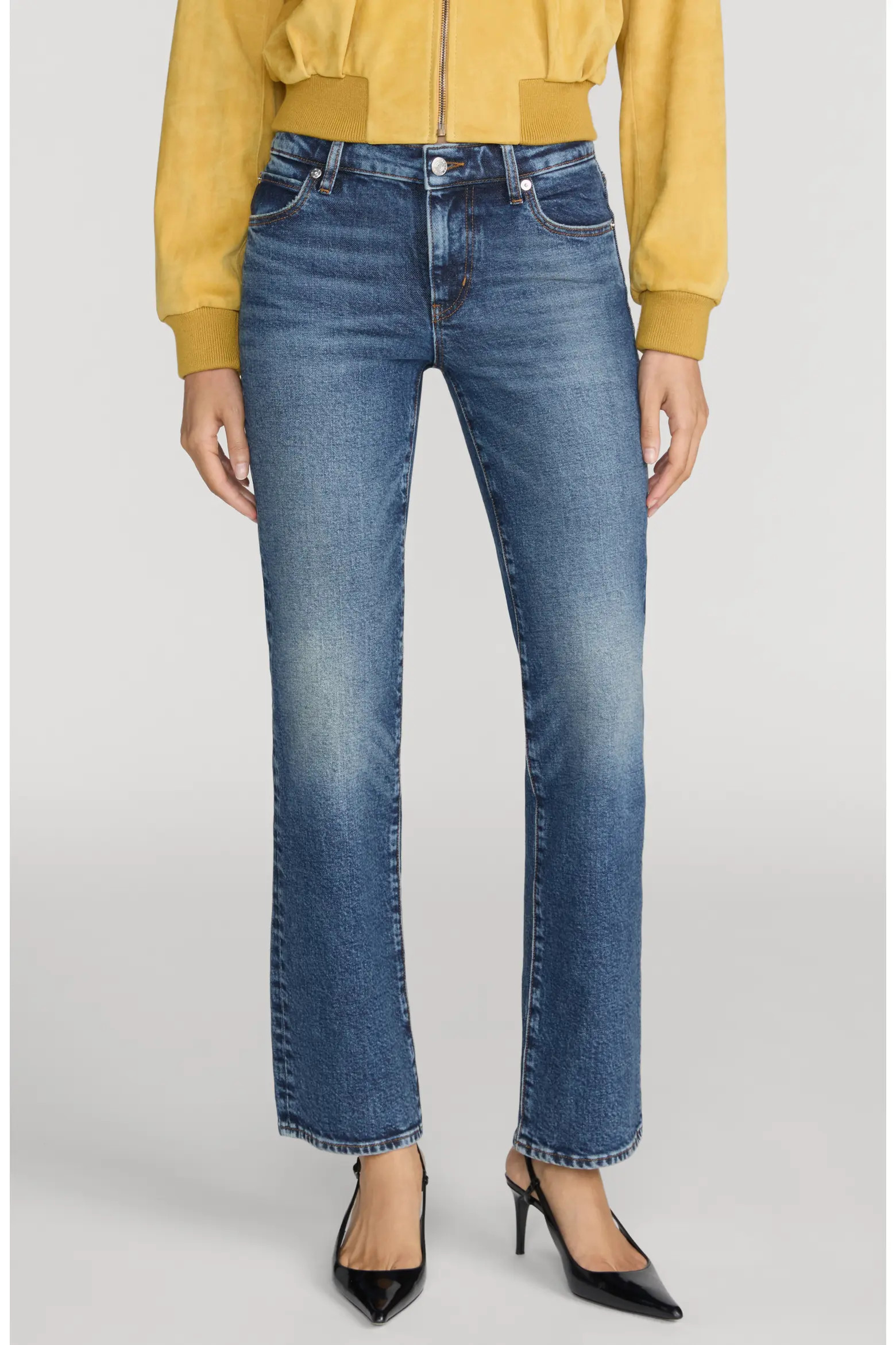 FRAME The Cigarette Crop Straight Leg Jeans (Women) | Nordstrom | Nordstrom
