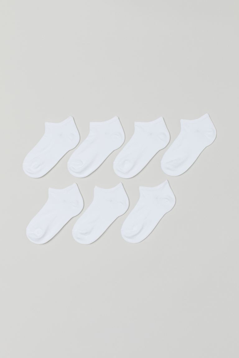 7-pack Ankle Socks | H&M (US + CA)