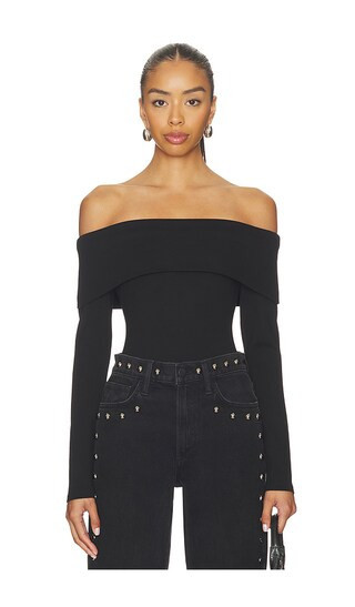 Joe's Jeans The Olive Off The Shoulder Top in Black. - size M | Revolve Clothing (Global)