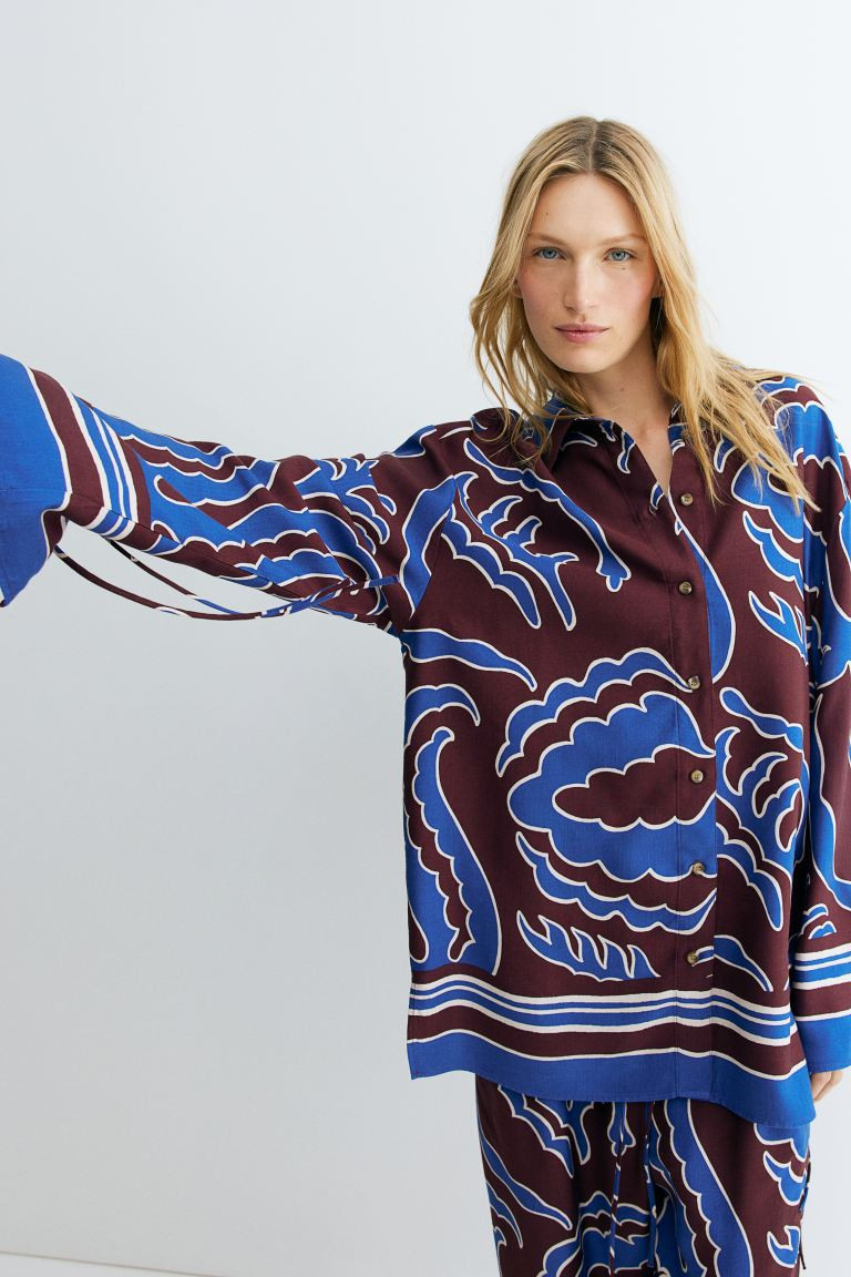 Patterned Twill Shirt | H&M (US + CA)