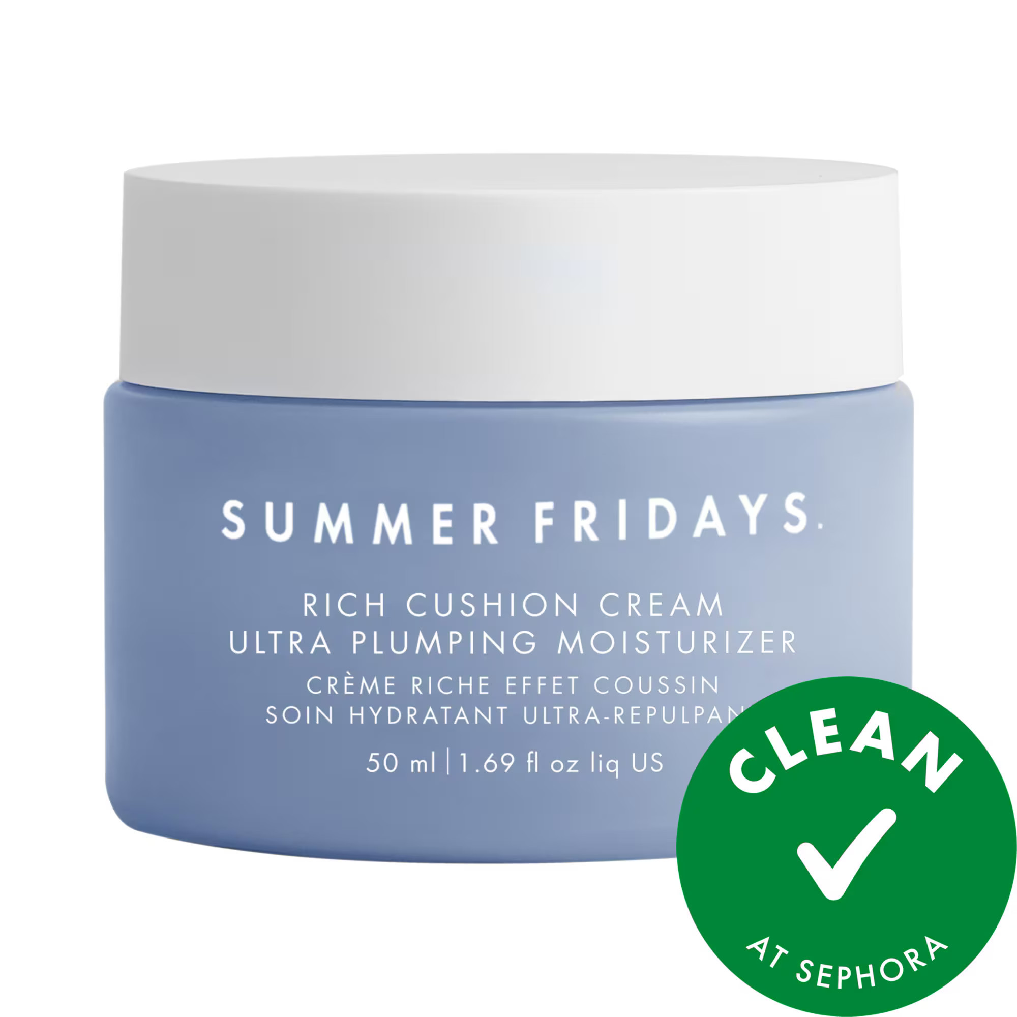 Summer Fridays Rich Cushion Cream Ultra Plumping Moisturizer 1.69 oz / 50 ml | Sephora (US)