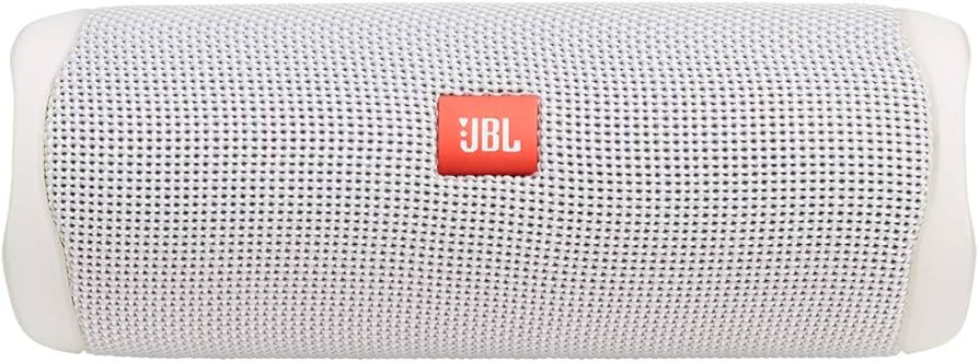 JBL FLIP 5, Waterproof Portable Bluetooth Speaker, White, 3.6 x 3.6 x 8.5 | Amazon (US)