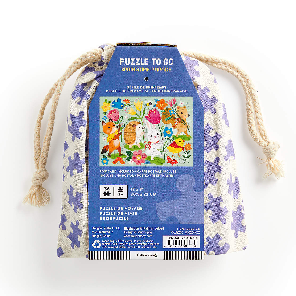 Springtime Parade 36 Piece Toddler Puzzle + Reviews | Crate & Kids | Crate & Barrel