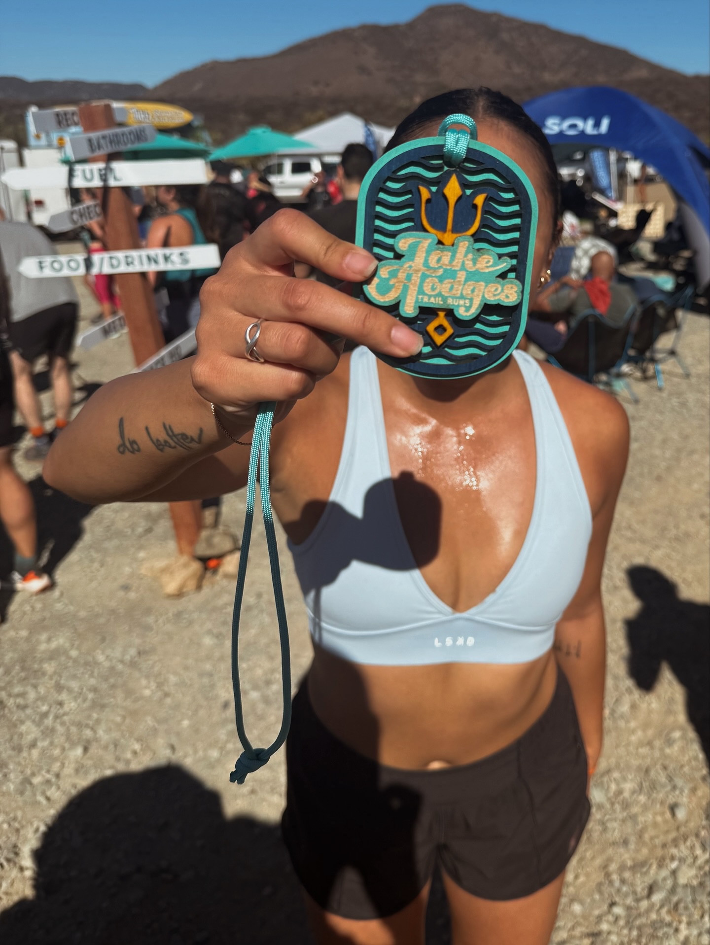 the sweat was a paid actor. 15k trail race in the books!

Time: 1:32:20
Age Category: 2nd
Female: 16th
Overall: 33rd