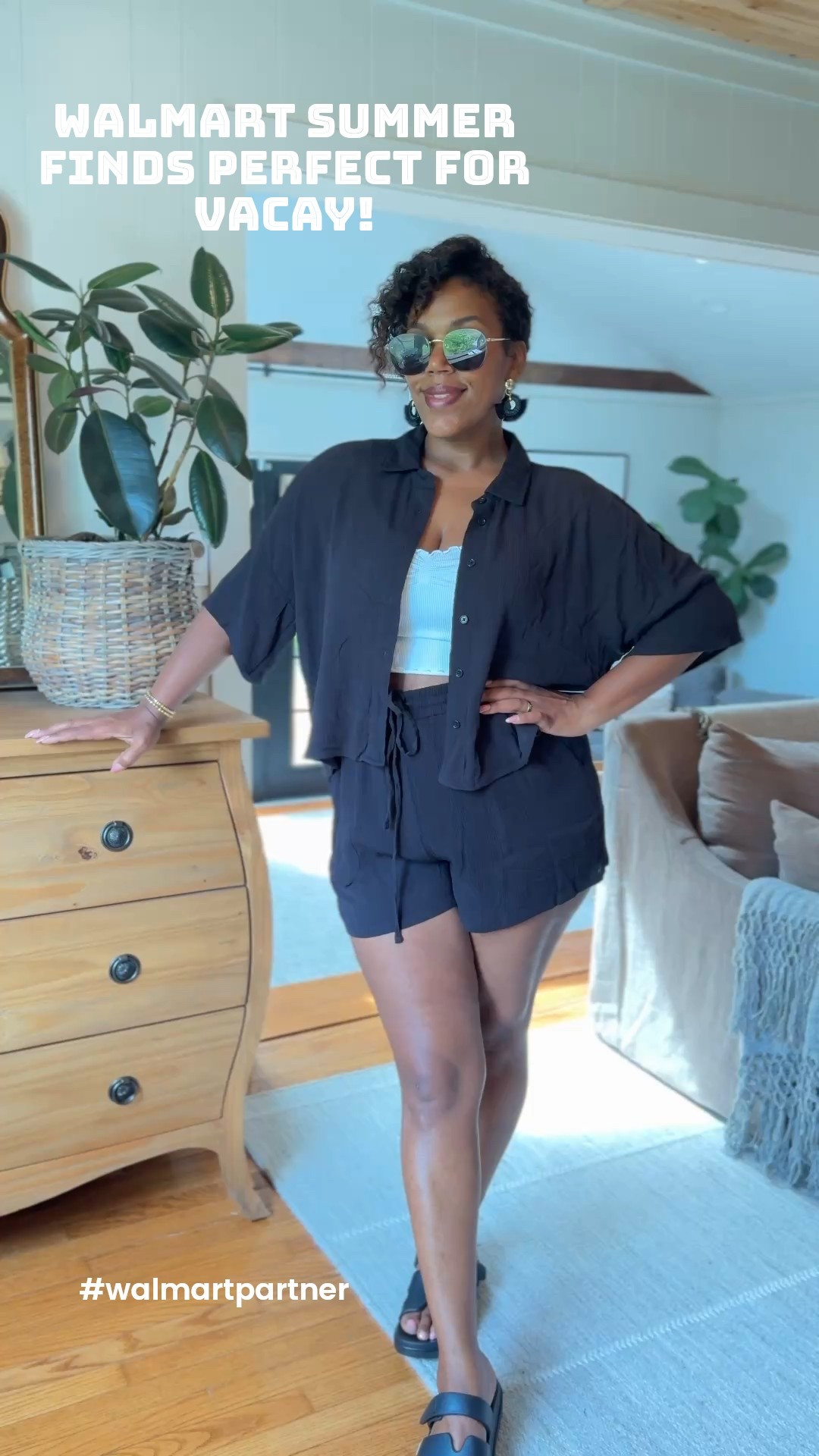 A few @Walmartfashion finds perfect for a summer weekend getaway ☀️ All under $30!

Black 2 piece short set/XL
Cami/XL
Pants/M
Tshirt/S
Romper/L

#WalmartPartner @walmart #walmartfashion 

#LTKSummerEdit #LTKMidsize #LTKSeasonal