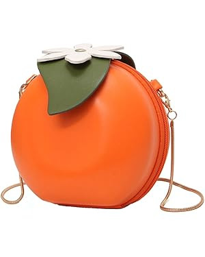 Fruit Pineapple Shaped Women Pu Leather Clutch Purse Cross Body Bag | Amazon (US)