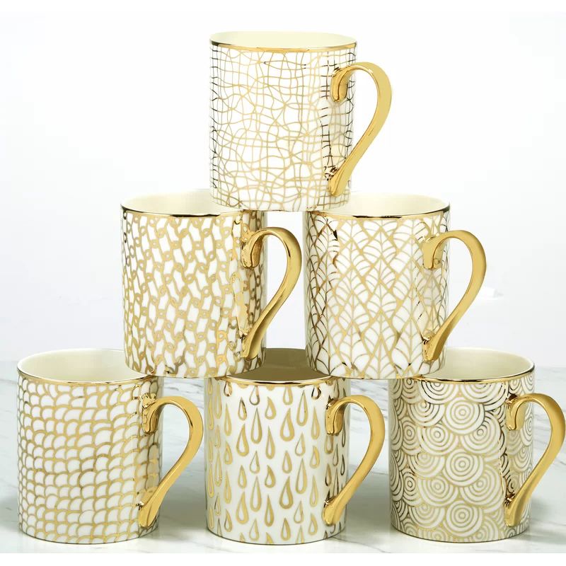 Meader 6 Piece Coffee Mug Set | Wayfair North America