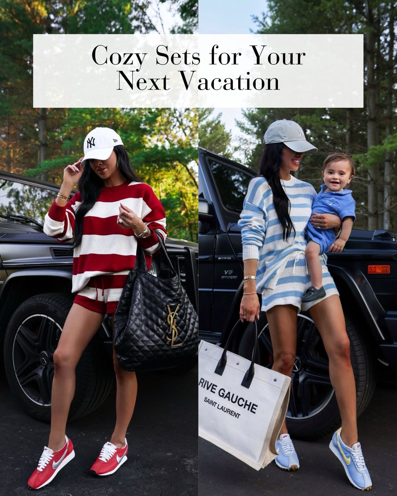 Vacation outfits for the beach
These striped knit sets are back in stock at Nordstrom! Casual resort wear picks you can wear while traveling or relaxing! Paired with Nike sneakers that are on sale!

Miamiamine, spring outfit ideas, casual weekend outfits, school drop offs

#LTKActive #LTKSaleAlert #LTKSeasonal