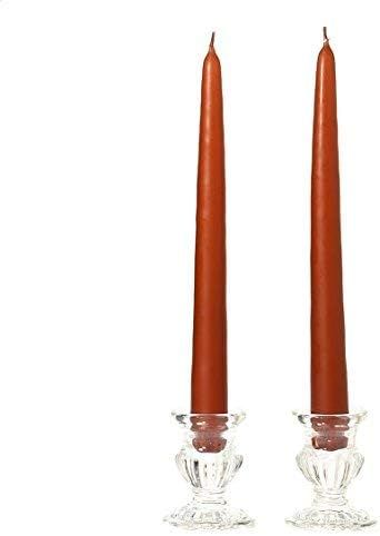 Amazon.com: SNS Unscented Terracotta Taper Candles for Wedding/Dinner, Holiday Event, Home Decora... | Amazon (US)