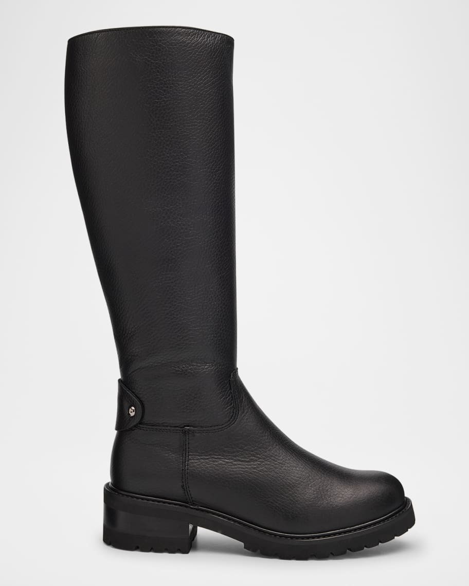 La Canadienne Cate Waterproof Pebble Leather Knee-High Boots | Neiman Marcus