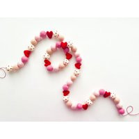 Sweetheart Felt Ball Garland - Bunting, Banner | Etsy (US)