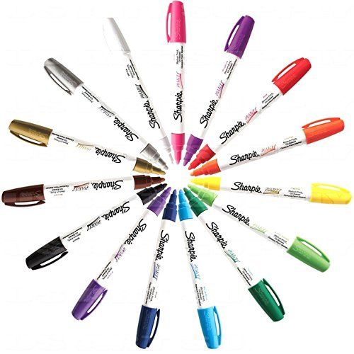 Sharpie Paint Marker Medium Point Oil Based All 15 Color Set | Amazon (US)
