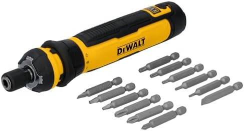 DEWALT Cordless Screwdriver, 4V USB Rechargeable Electric Screwdriver with 12 pcs Screwdriver Bit... | Amazon (US)