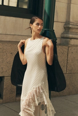 Reverie Visions Lace Frill Dress | Anthropologie (US)