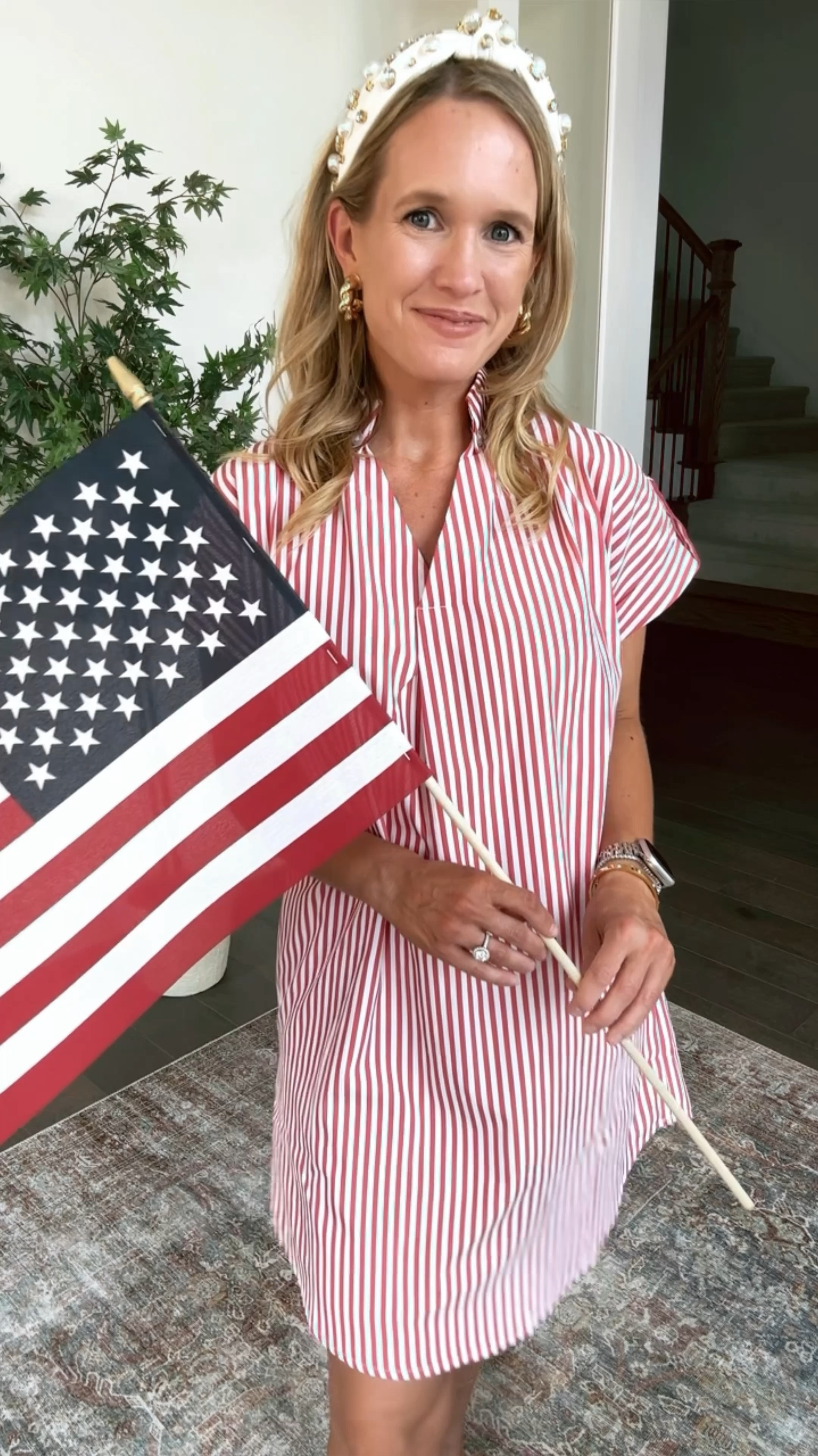 Fourth of July outfit ideas , use code JOYFULLYSO for 15% off! 

Summer dress ideas 
Summer top
Red white and blue outfit 

#LTKSeasonal #LTKwedding #LTKfindsunder100