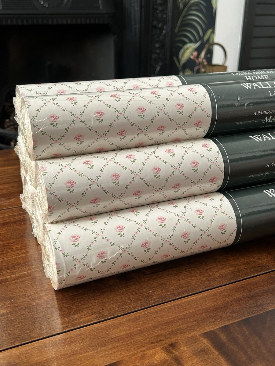 Vintage Rare 1997 Laura Ashley Kate Wallpaper 10 Rolls | eBay UK