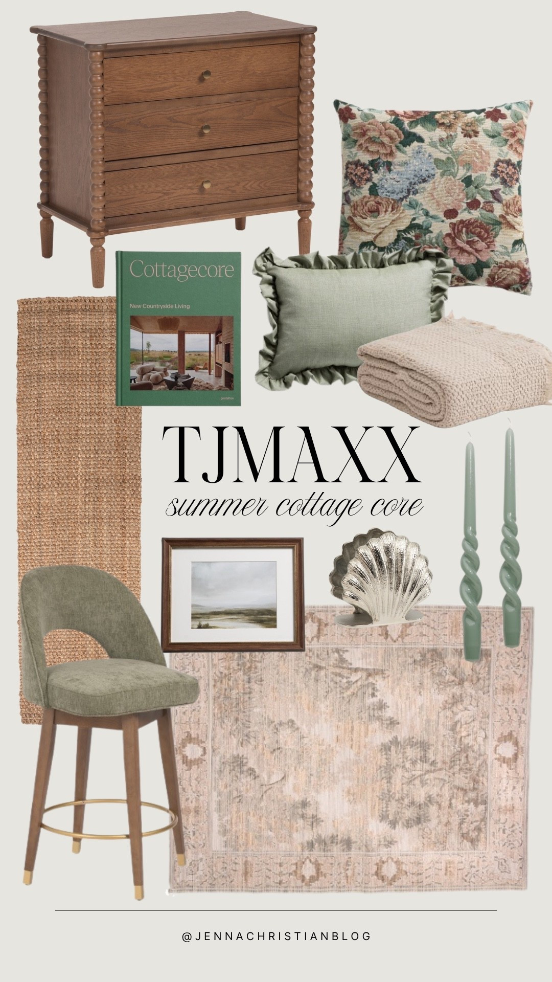 Tjmaxx new home decor! 

Cottage core 
Green decor 
Neutral tones 
Summer decor

#LTKSeasonal #LTKHome