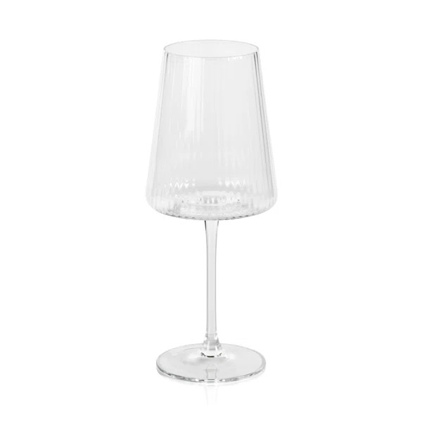 Axlan Fluted Textured Wine Glasses (Set of 4) | Wayfair North America