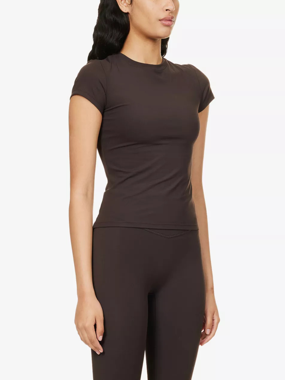 Ultimate slim-fit stretch-woven T-shirt | Selfridges