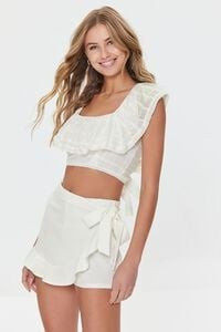 Ruffled Self-Tie Wrap Skort | Forever 21 (US)