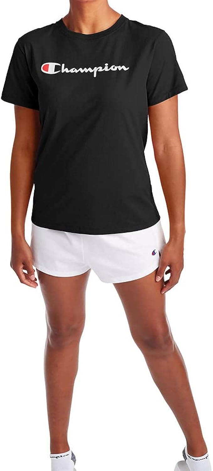 Champion Women's Classic Tee, Screen Print Script | Amazon (US)
