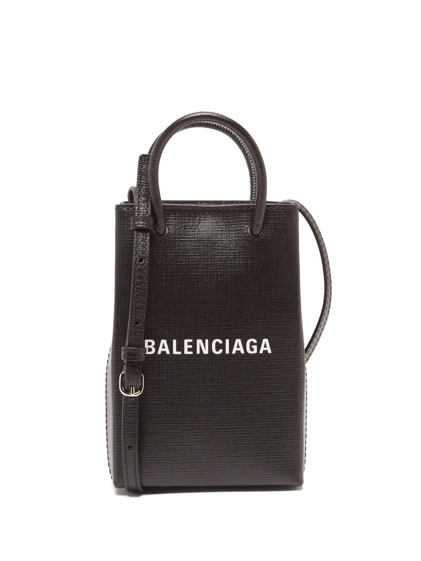 Shopping mini leather cross-body bag | Balenciaga | Matches (US)