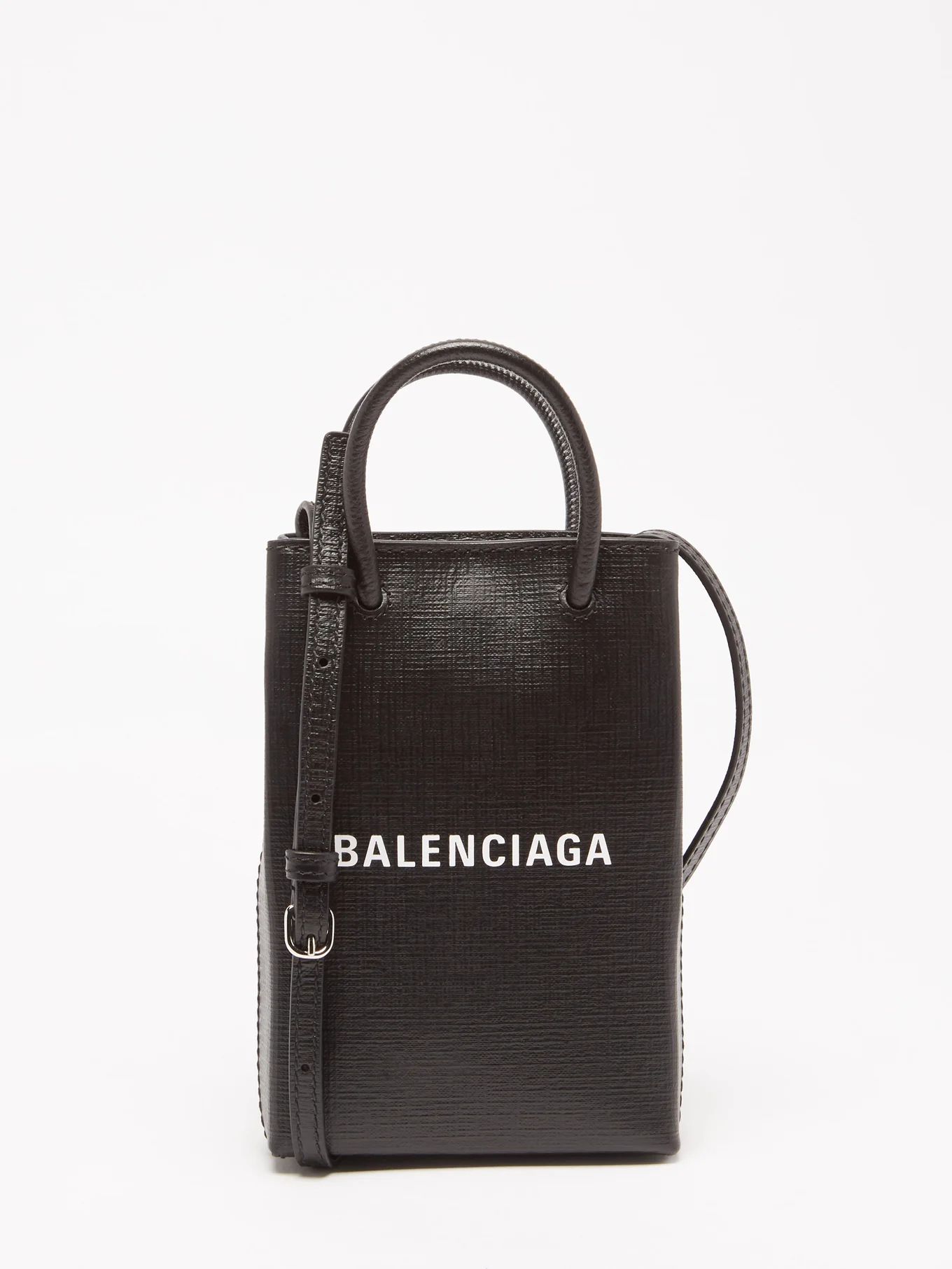 Shopping mini leather cross-body bag | Balenciaga | Matches (US)