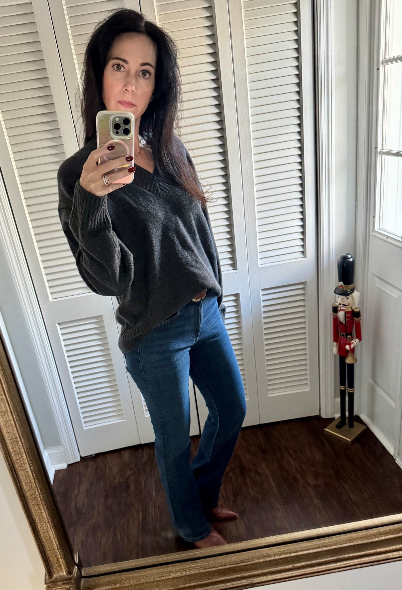 OOTD—coziest cashmere sweater and the best jeans!

#LTKootd