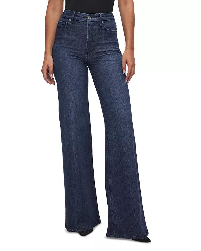 Good Waist High Rise Palazzo Jeans in I501 | Bloomingdale's (US)