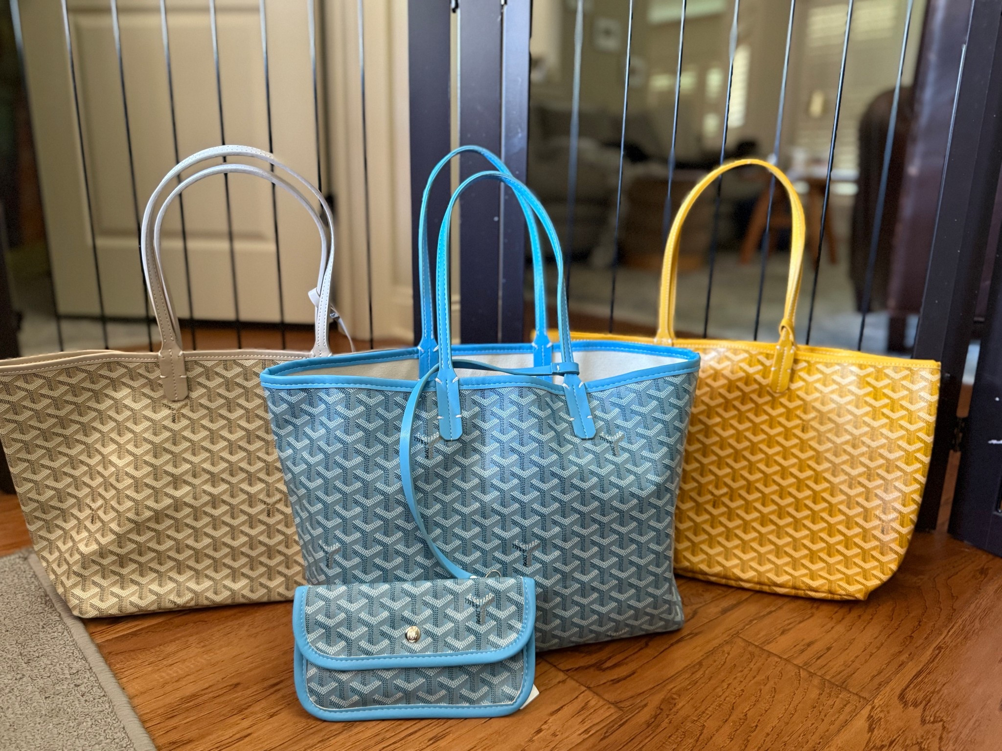The Amazon bag! Not sure how long the link will last! Size medium shown here in colors khaki, light blue, and yellow 

#LTKFindsUnder100 #LTKItBag #LTKStyleTip