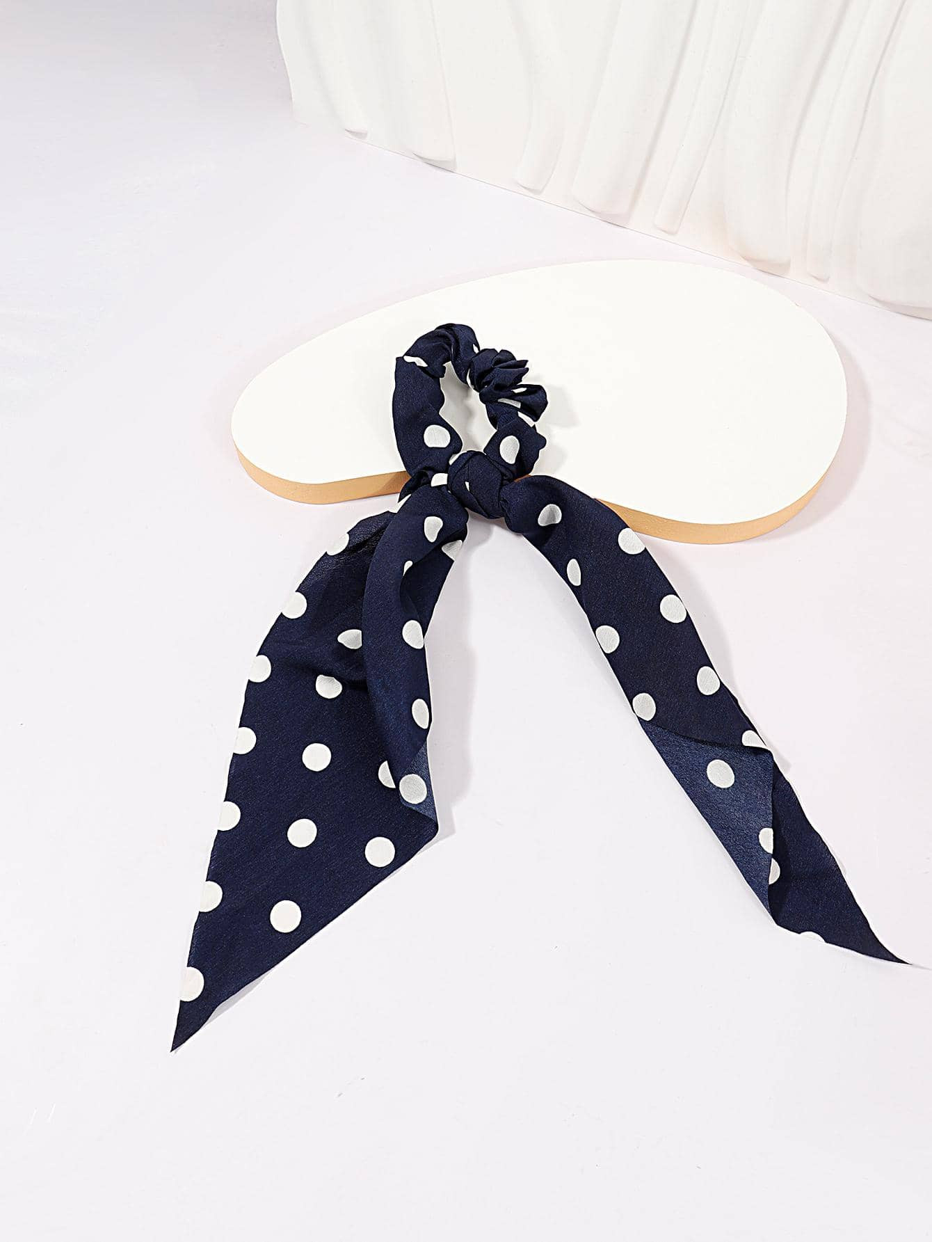 1pc Women Polka Dot Pattern Casual Scarf Hair Tie For Daily Life | SHEIN
