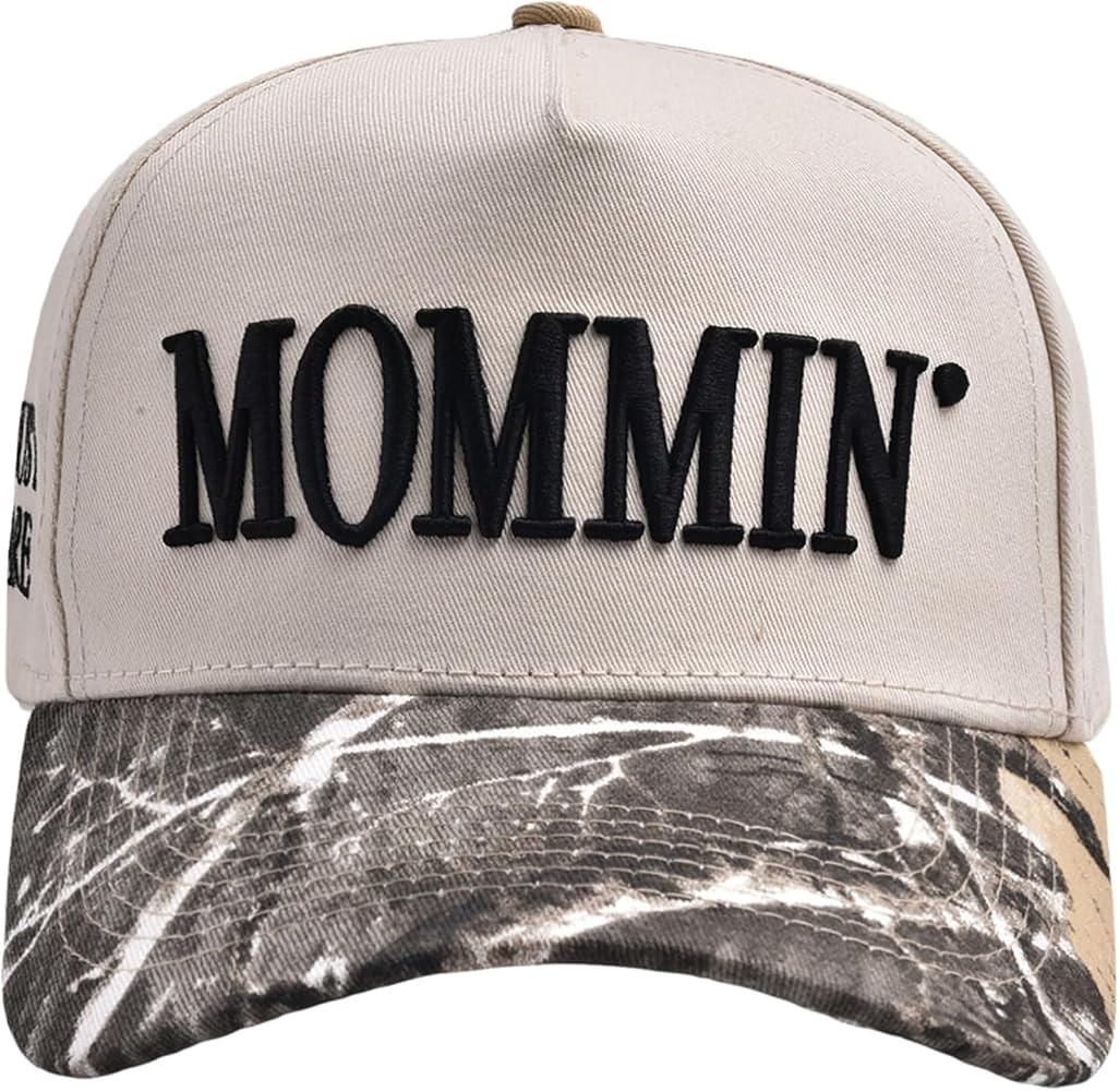 Funny Mommin Hat for Women, Mama Too Busy to Care Truck Hat Gifts Adjustable Washed Cotton Embroi... | Amazon (US)