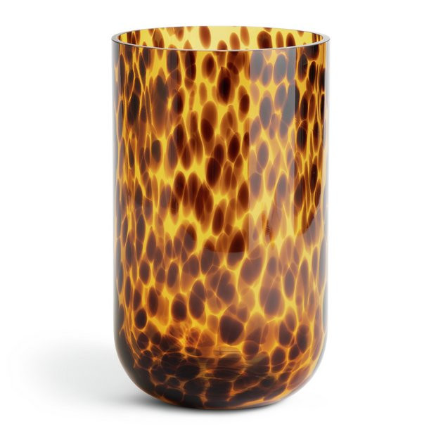 Buy Habitat Tortoiseshell Glass Vase | Vases | Habitat | Habitat UK