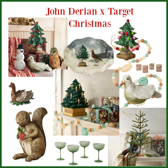 John Derian Target Christmas Collaboration. Tabletop, trays, dishes, christmas stockings, Christmas pillows, lamps, ornaments and more.  

 #LTKSeasonal #LTKFindsUnder100