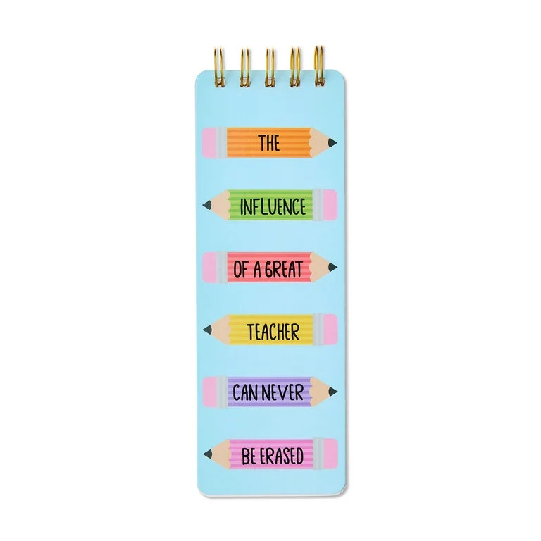 Influence of a Great Teacher Pencils Lined Notebook, Multicolor, Valentine's Day by Way To Celebr... | Walmart (US)